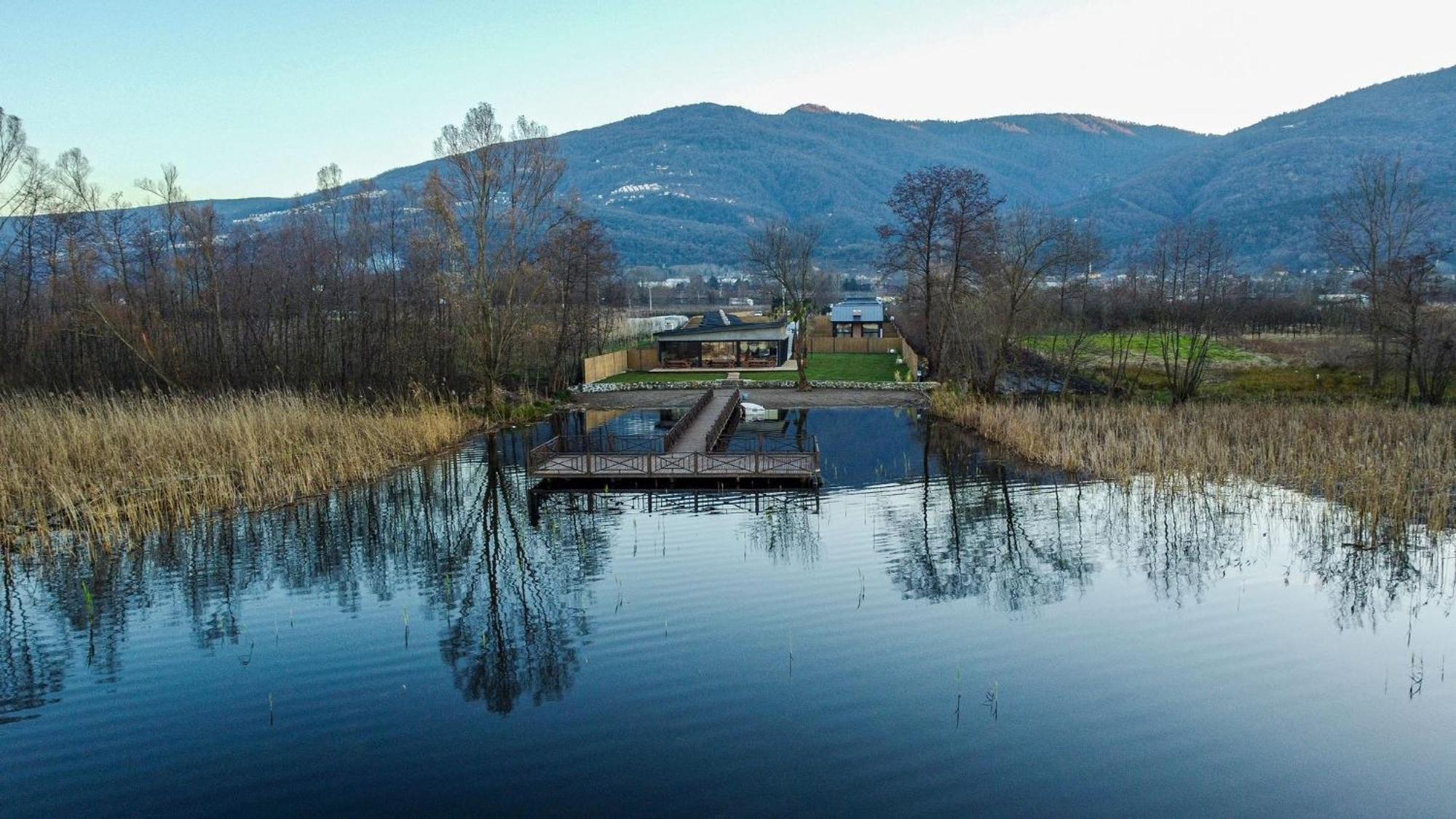 Vital Goel Sapanca Oezel Havuzlu Bungalov & Villa Bagian luar foto